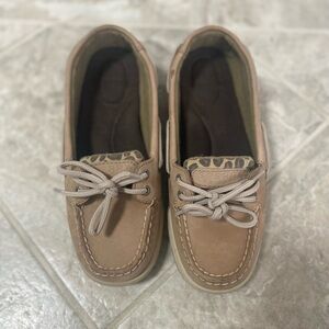 Sperry Tan Boat Shoes